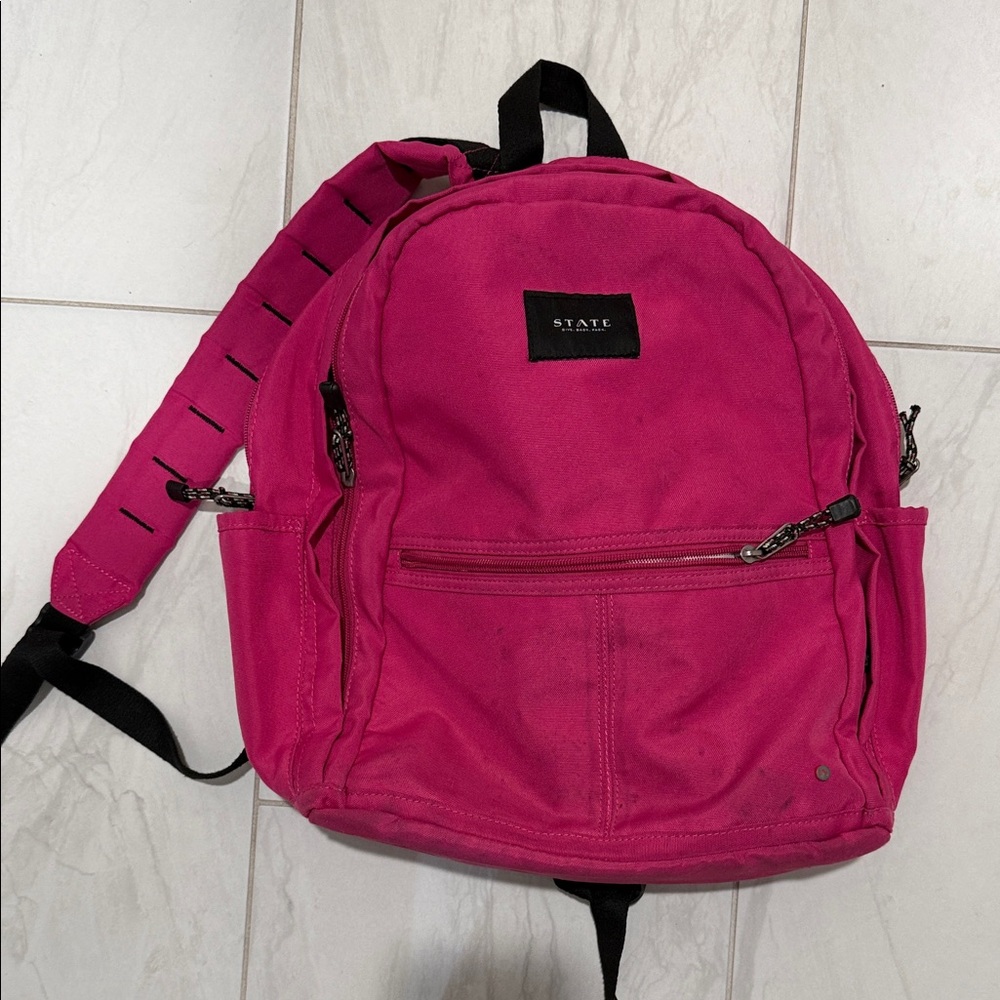 STATE Vibrant Pink girls Backpack